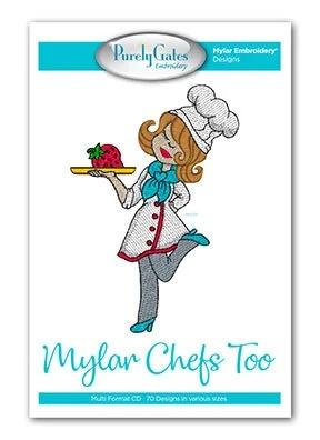 Mylar Embroidery Designs Chefs Too - CD - Nebraska Quilt Company - PUB2502199