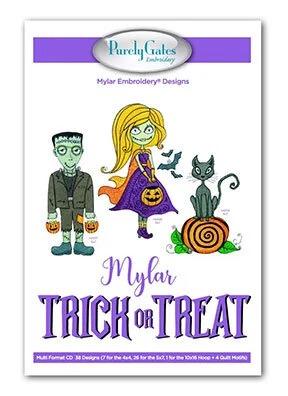 Mylar Embroidery Designs Trick or Treat - CD - Nebraska Quilt Company - PUB2502196