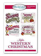 Mylar Embroidery Designs Western Christmas - CD - Nebraska Quilt Company - PUB2502194