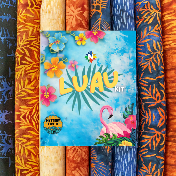 Mystery Five - 0 Luau Quilt Kit featuring Fall Flair - Nebraska Quilt Company - K260117