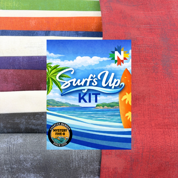 Mystery Five - 0 Surf's Up Quilt Kit featuring Candy's Pick - Nebraska Quilt Company - K261250