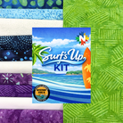 Mystery Five-0 Surf's Up Quilt Kit Featuring Garden Gate and More - Nebraska Quilt Company - K261279