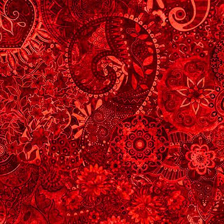 Mystique Red - 31497 R - QT Fabrics - Nebraska Quilt Company - F2501566