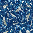 Naturescape Digital Ferns Light Navy Blue - Y4654 - 93 - Clothworks - Nebraska Quilt Company - F251189