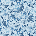 Naturescape Digital Ferns Pale Blue - Y4654 - 136 - Clothworks - Nebraska Quilt Company - F251190
