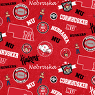 NCAA - Nebraska Home State - NE1208 - Sykel Enterprises - Nebraska Quilt Company - NCAA - Nebraska Home State - NE1208 - Sykel Enterprises