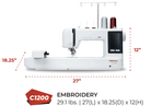 Necchi Creator Series C1200 - Nebraska Quilt Company - MC1200