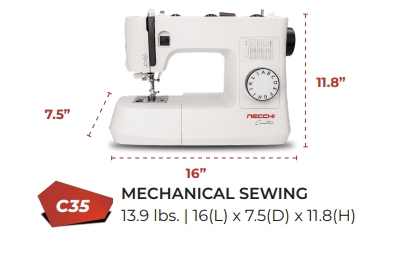 Necchi Creator Series C35 - Nebraska Quilt Company - MC35