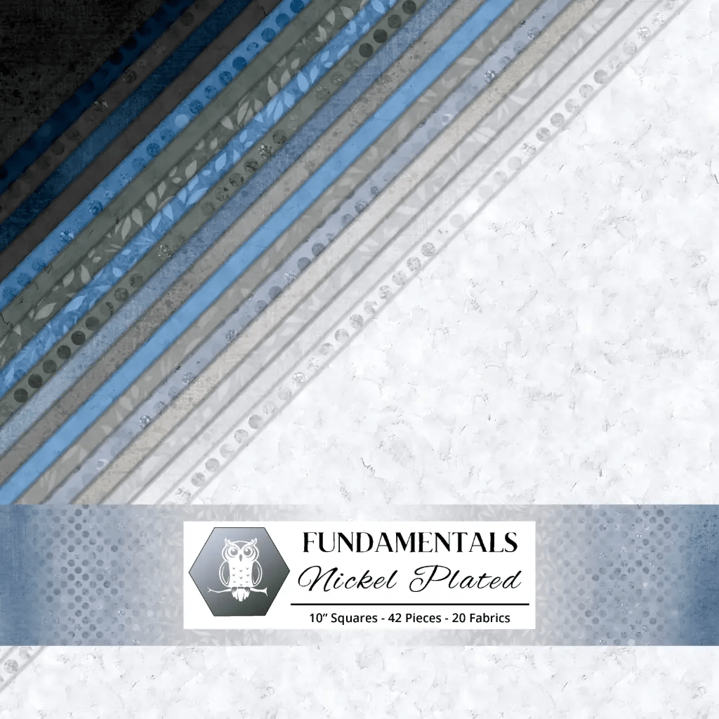 Nickel Plated 10" Squares Multi 42 Pieces - Nebraska Quilt Company - PC260451