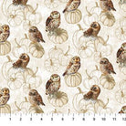 Night Owl Owls Cream Multi - DP28850 - 11 - Northcott Fabrics - Nebraska Quilt Company - F261108