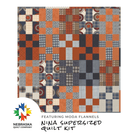 Nina Supersized Quilt Kit featuring Moda Flannels - Nebraska Quilt Company - K260149