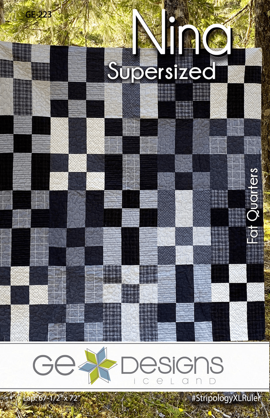 Nina Supersized Quilt Pattern - Nebraska Quilt Company - PUB2501625