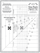 Nine Patch Square Up Ruler - Nebraska Quilt Company - N260314