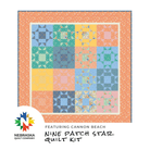 Nine Patch Star Quilt Kit Featuring Cannon Beach - Nebraska Quilt Company - K261414