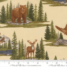 Northwoods Lodge Allover Landscape and Nature Natural - 56190 11 - Moda Fabrics - Nebraska Quilt Company - F261896