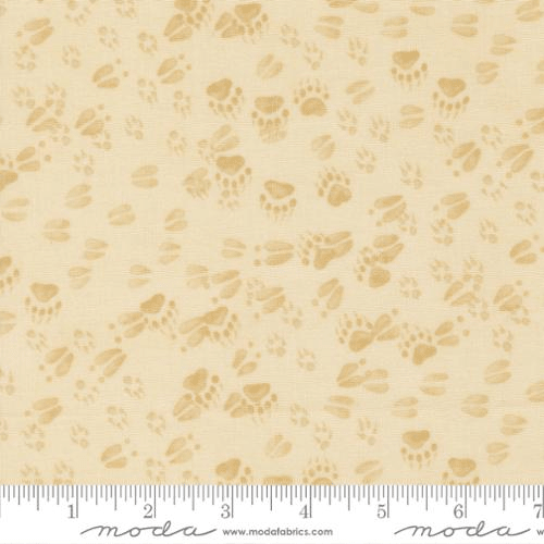 Northwoods Lodge Animal Tracks Natural - 56194 11 - Moda Fabrics - Nebraska Quilt Company - F261921