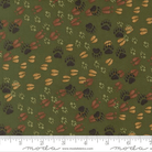 Northwoods Lodge Animal Tracks Pine - 56194 21 - Moda Fabrics - Nebraska Quilt Company - F261924