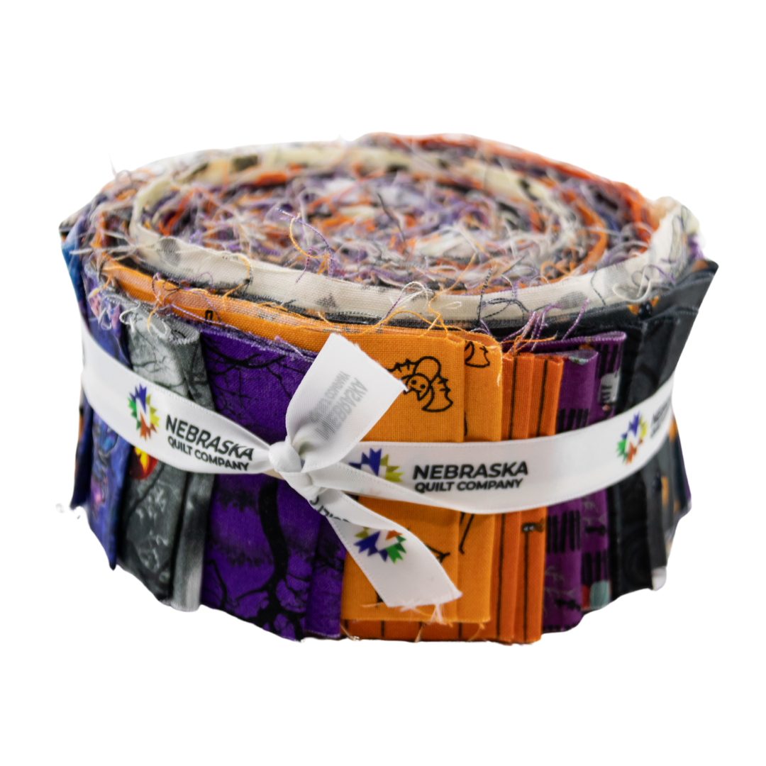 NQC Curated 2.5" Strips 42 Pieces Halloween V.2 Multi - Nebraska Quilt Company - PC2501874