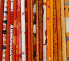 NQC Curated Assorted 5" Squares Orange V.3 42 Pieces - Nebraska Quilt Company - PC260317