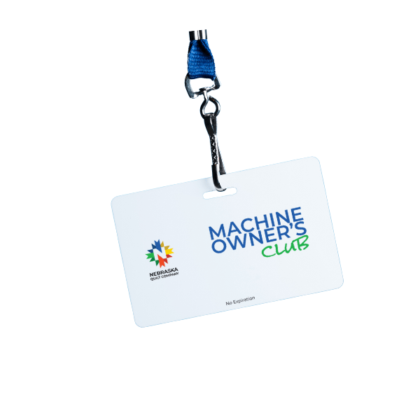 NQC Machine Owner's Club - Nebraska Quilt Company - CMACHOC