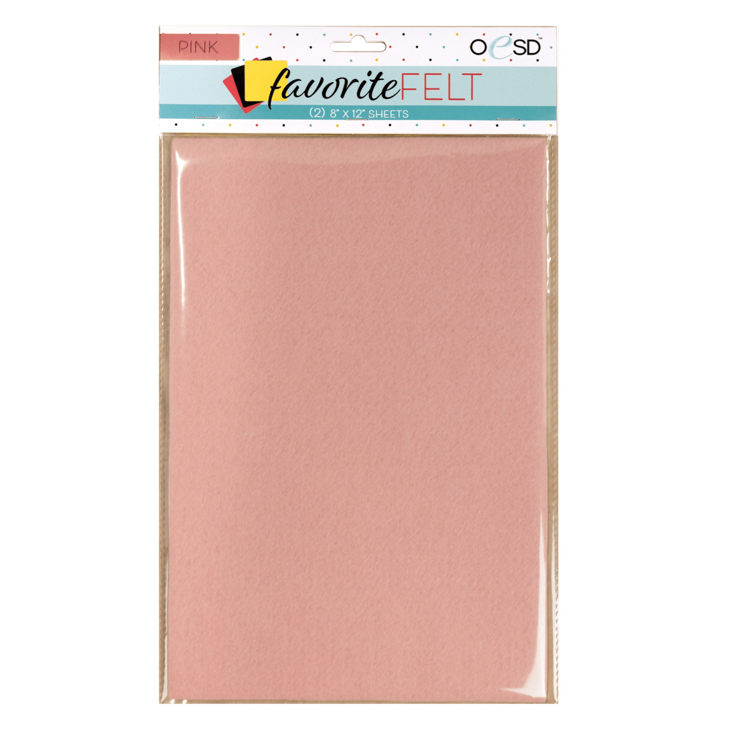 OESD Favorite Felt Pink - 2 Pack - Nebraska Quilt Company - N2501545