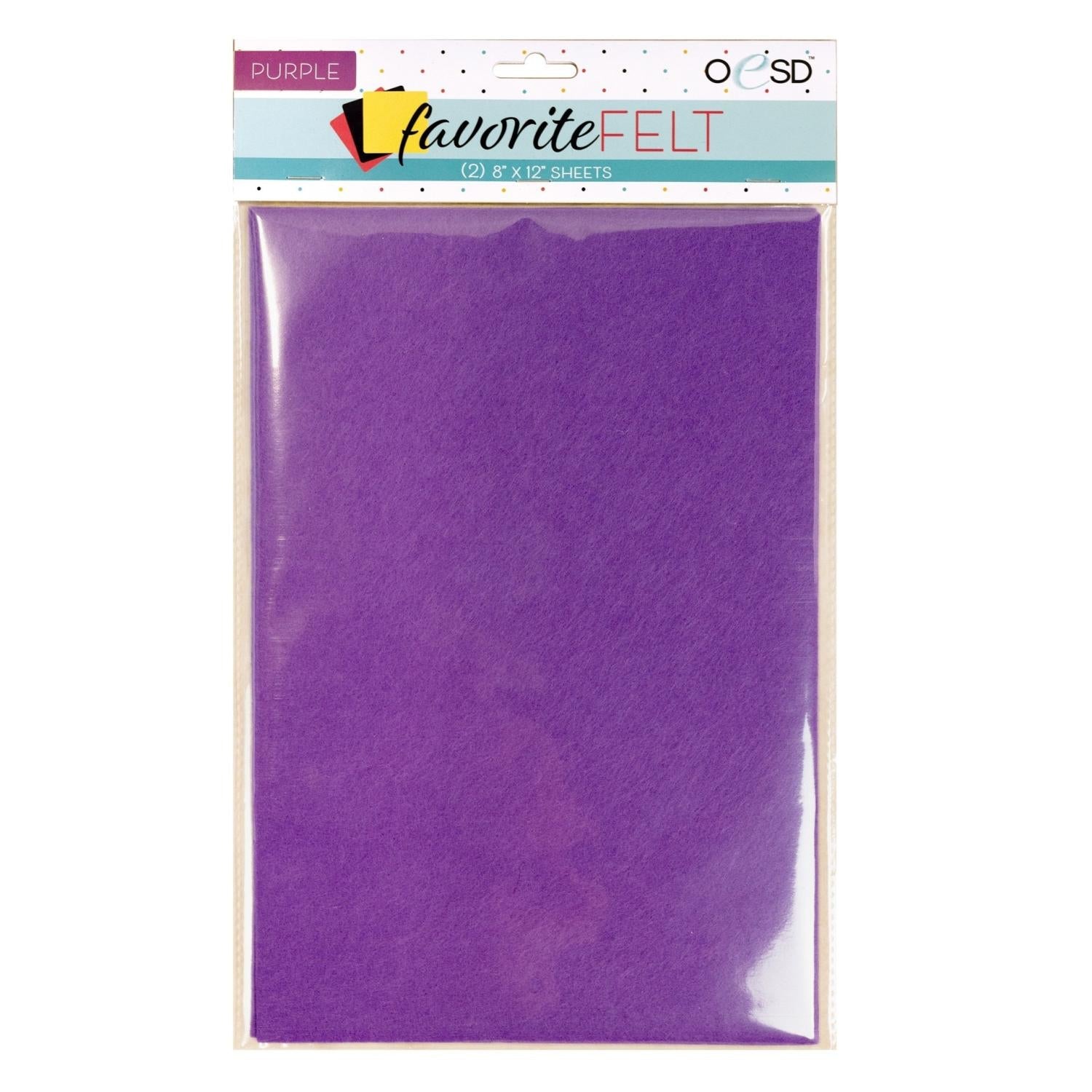 OESD Favorite Felt Purple - 2 Pack - Nebraska Quilt Company - N2501956