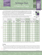Offset Four Patch Technique Sheet - Nebraska Quilt Company - PUB2400230