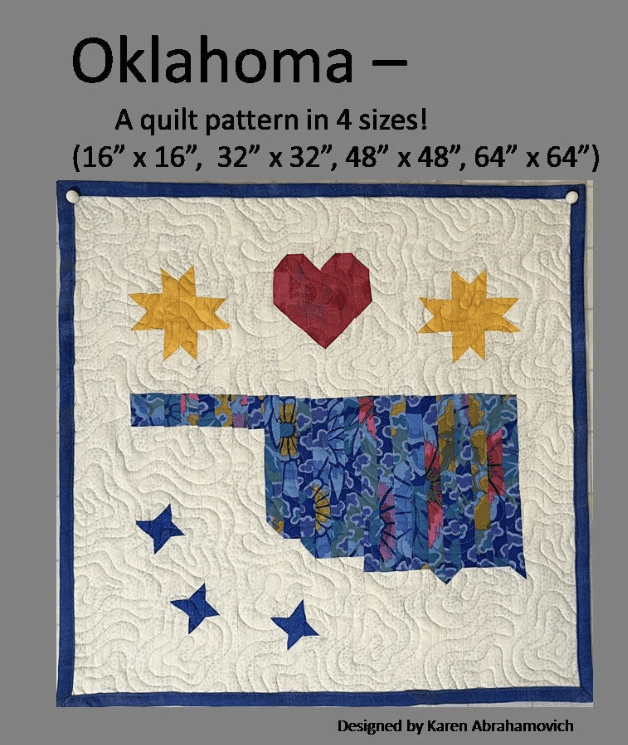 Oklahoma Quilt Pattern - Nebraska Quilt Company - PUB07937