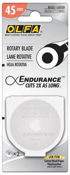 Olfa Endurance Rotary Replacement (2) Blades - Nebraska Quilt Company - N03485