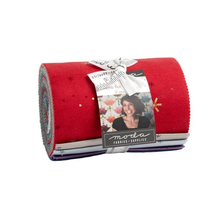 Ombre Flurries Metallic Dessert Roll - Nebraska Quilt Company - PC02855