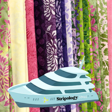 One Day Stripology Retreat Sat Sept 19, 2026 - Nebraska Quilt Company - Floral Tapestry