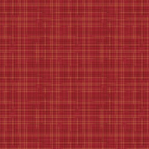 One Sister Yarn Dyes Space Dyed Plaid Red - 3381Y - 88 - Henry Glass & Co. - Nebraska Quilt Company - F2401040