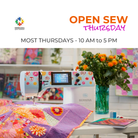Open Sew Thursday, December 10th, 2026 - 10 AM to 5 PM - Nebraska Quilt Company - EVE2502366