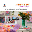 Open Sew Thursday Feburary 25th, 2027 - 10 AM to 5 PM - Nebraska Quilt Company - EVE271994