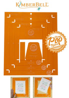 Orange Pop Ruler Rectangle Set - Nebraska Quilt Company - N15225