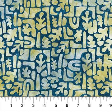 Organics Organic Shapes Cream Green - 83311 - 49 - Banyan Batiks - Nebraska Quilt Company - F2400168