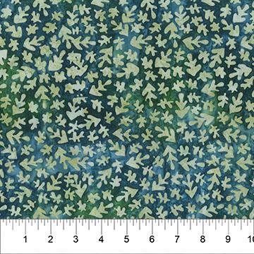 Organics Scattered Fern Night Forest Green - 83312 - 49 - Banyan Batiks - Nebraska Quilt Company - F2400172