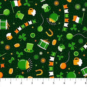 Paddy's Parade Multi - 10658 - 77 - Patrick Lose Fabrics - Nebraska Quilt Company - F251551