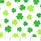 Paddy's Parade Shamrock Shower Irish Jig White - 10662 - 10 - Patrick Lose Fabrics - Nebraska Quilt Company - F251552