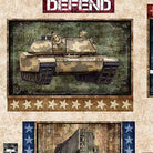 Patriot Marines Patch Tan - 30935 - A - QT Fabrics - Nebraska Quilt Company - F2403108