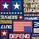 Patriot Patriot Text Multi - 30938 - X - QT Fabrics - Nebraska Quilt Company - F2403094