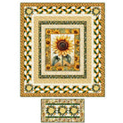 Sunflower Award Quilt with Matching Table Runner Pattern - Nebraska Quilt Company - PUB260878