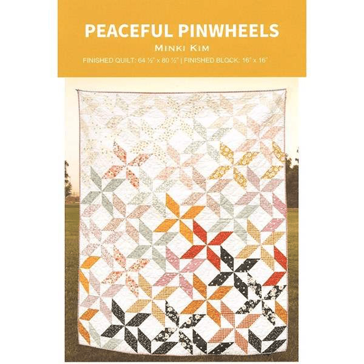 Peaceful Pinwheels Quilt Pattern - Nebraska Quilt Company - PUB08273