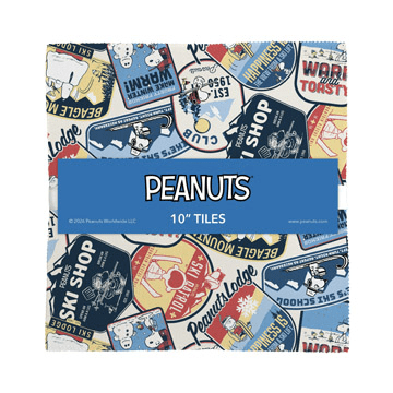 Peanuts Frosty Friends 10" Squares Multi 42 Pieces - Nebraska Quilt Company - PC261880