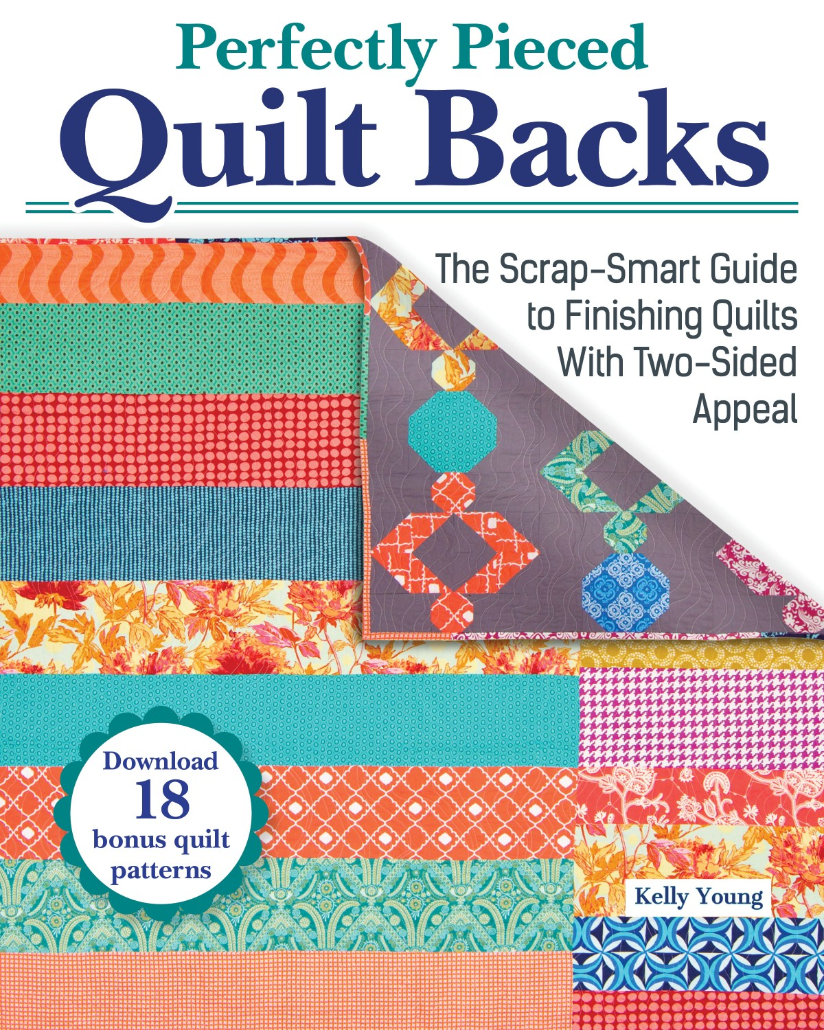 Perfectly Pieced Quilt Backs Book - Nebraska Quilt Company - PUB09511