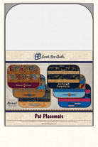 Pet Placemats with 4 Placements for Machine Embroidery - Nebraska Quilt Company - PUB261238