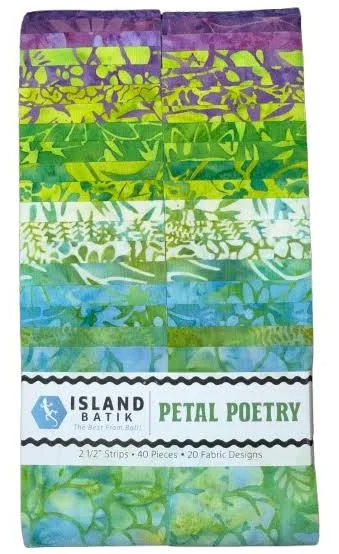 Petal Poetry 2.5" Strips Multi 40 Pieces - Nebraska Quilt Company - PC2403202
