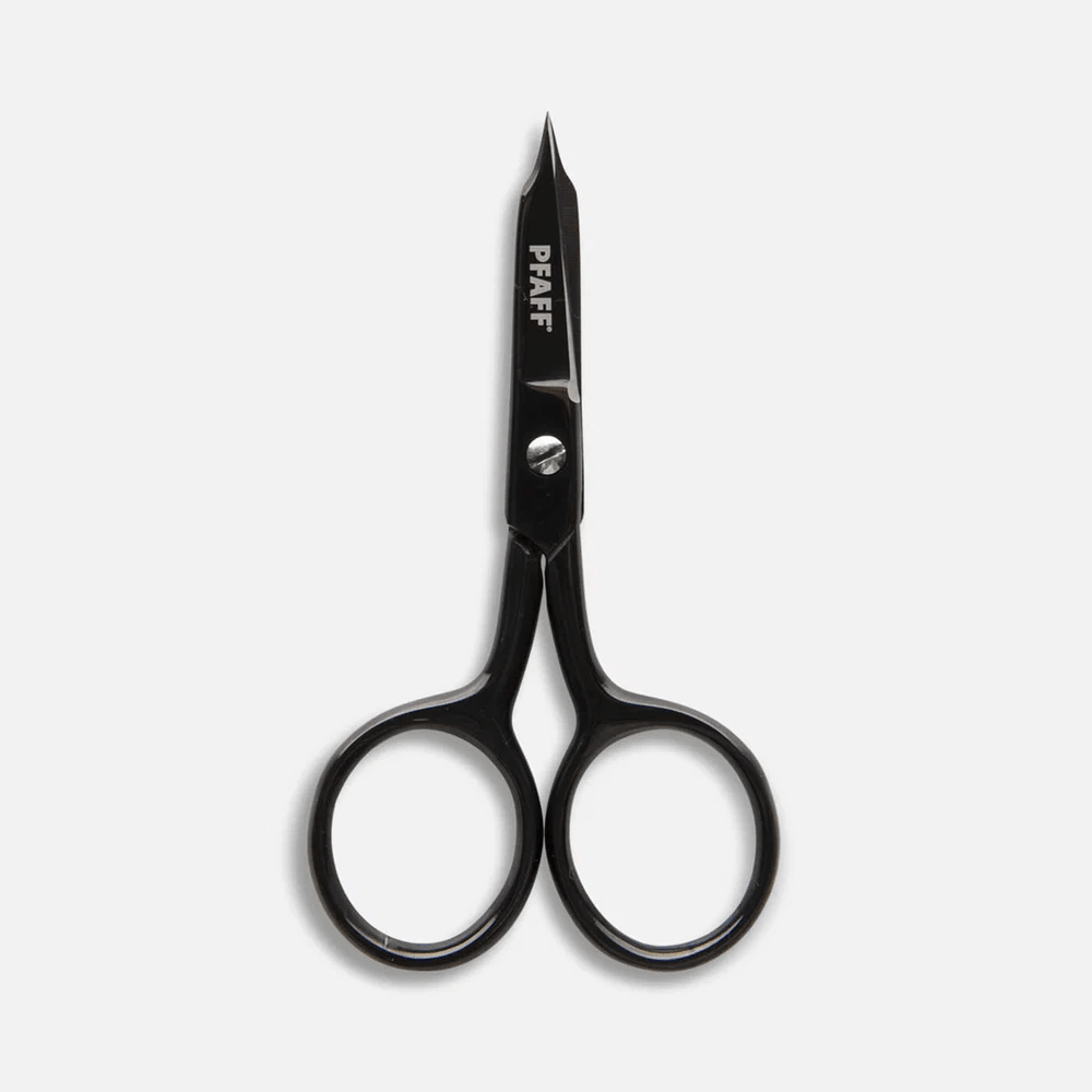 PFAFF® 4in/10.2cm Micro Tip Curved Blade Scissor - Nebraska Quilt Company - A821287996