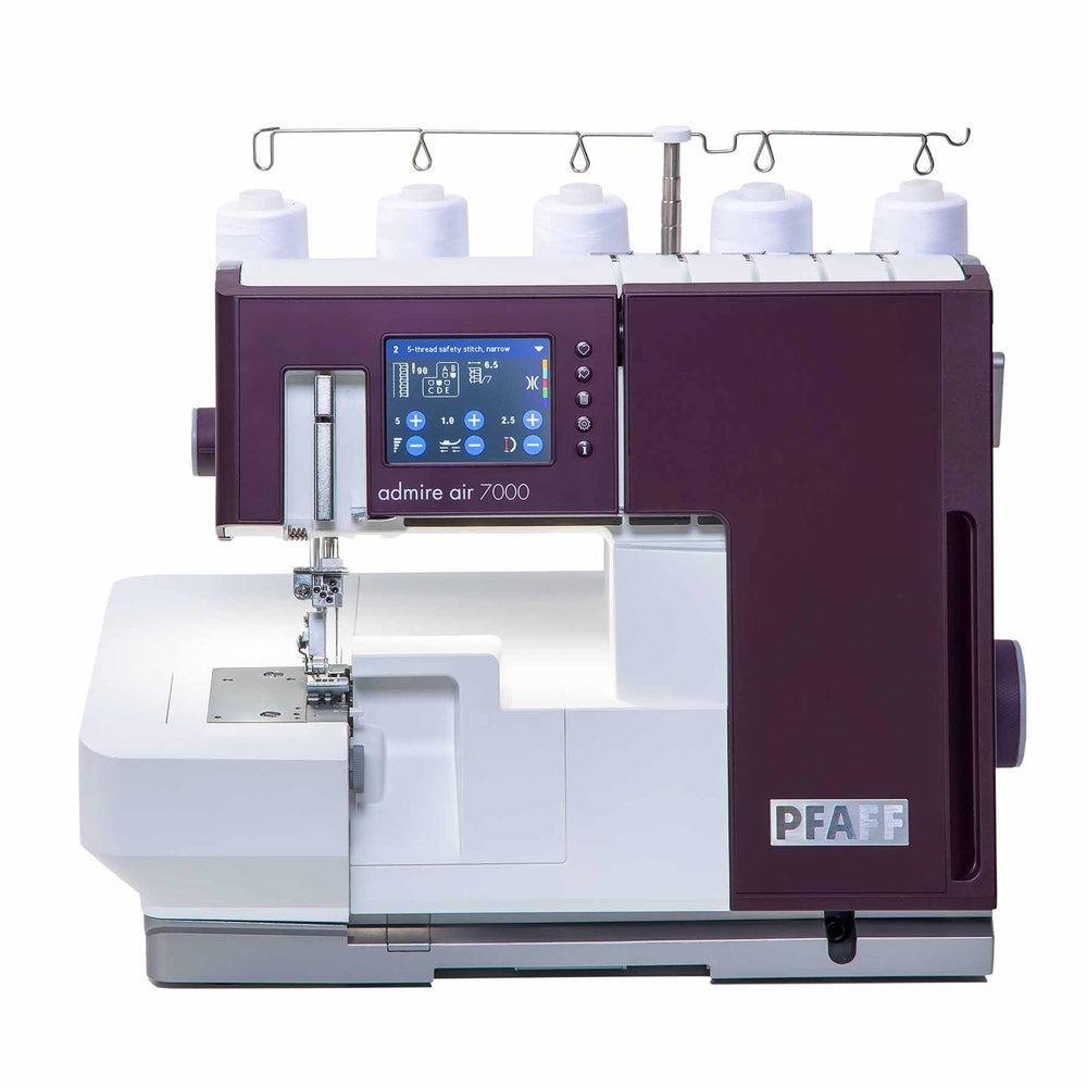 PFAFF® admire™ air 7000 Purple Coverlock Machine - Nebraska Quilt Company - M850232112