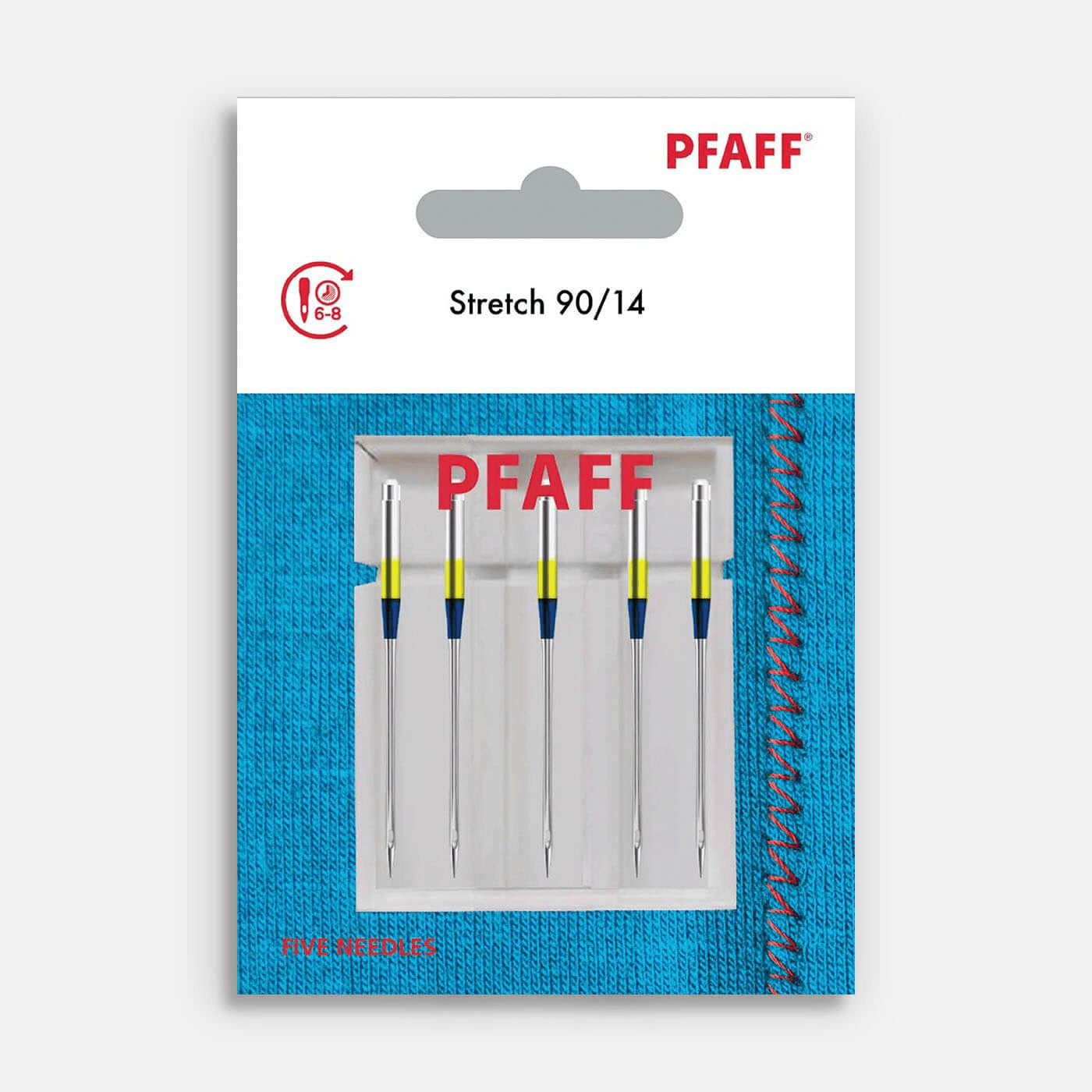 PFAFF® Stretch Fabrics Needles Size 90/14 5 - Pack - Nebraska Quilt Company - A821207096